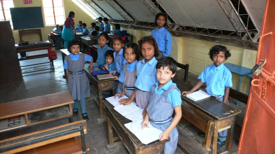 School visit at Deepalaya School in Delhi