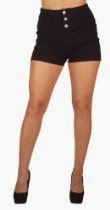 <br />U-Turn 3004 Colombian style Sexy Stretch Moleton Butt lift High-Waist Shorts