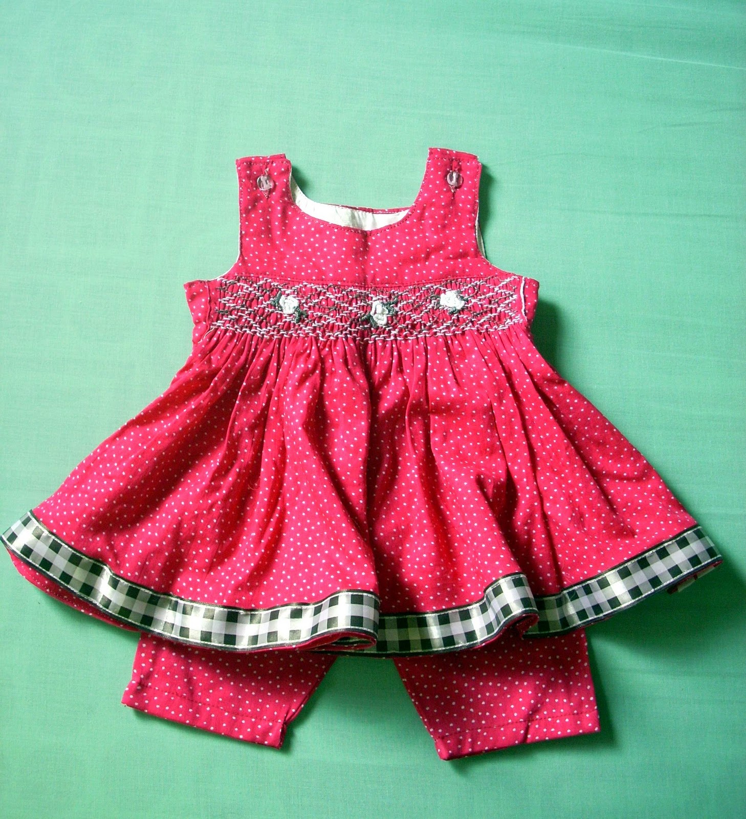 Umme Yusuf: Month of Sewing: A Smocked Baby Dress and A Frillied Romper