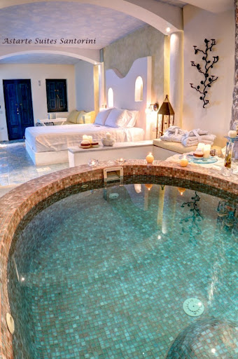 Honeymoon Suite with Private Jacuzzi Astarte Suites Santorini 600x903 Honeymoon Escape: Astarte Suites, Santorini island Greece