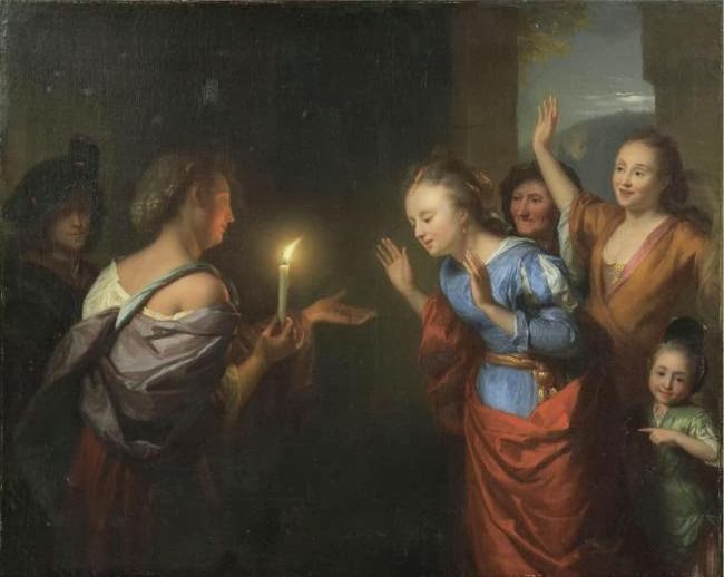 Godfried Schalcken - The parable of the lost piece of silver