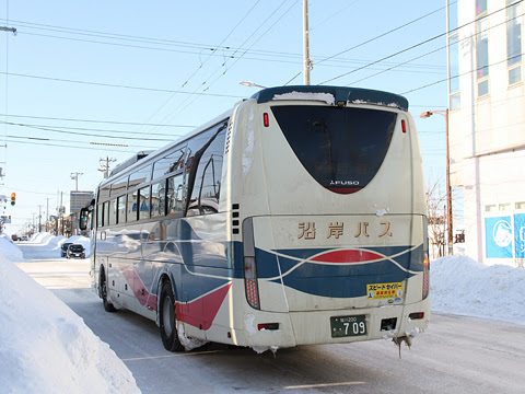 沿岸バス「留萌旭川線」快速便　･709　留萌十字街到着