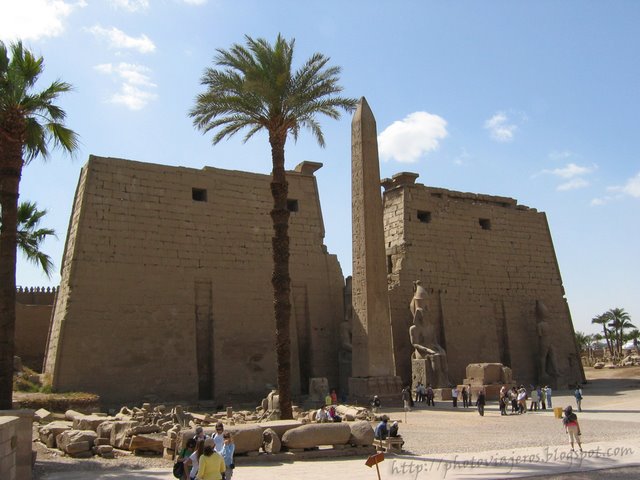 Entrada al Templo de Luxor