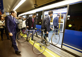 Nuevo horario de acceso en bicicletas a la red de Metro desde abril de 2015