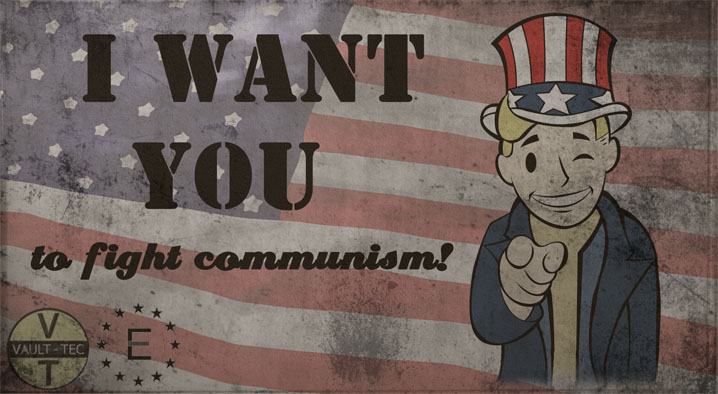 NoWay, jeu de rôle post-apocalyptique dans l'univers de Fallout Pillowmint_vault-boy-communism