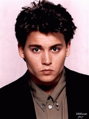 johnny depp young. johnny depp younger years.