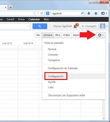 Importar calendario de Outlook en formato CSV a Google Calendar