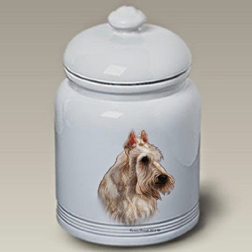  Scottish Terrier Cream - Tamara Burnett Treat Jars