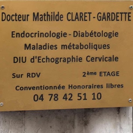 Docteur Mathilde Claret-Gardette - Endocrinologue - Lyon