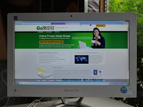 GoTrusted home page on a computer in Hengyang, China