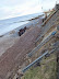 Damaged embankment at Sheringham