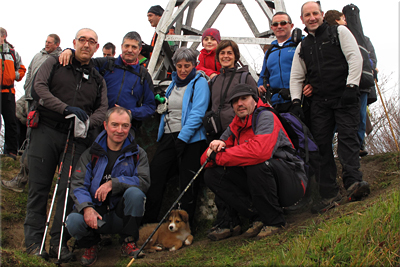 Zaldiaran mendiaren gailurra 978 m.  --  2013ko urtarrilaren 1ean