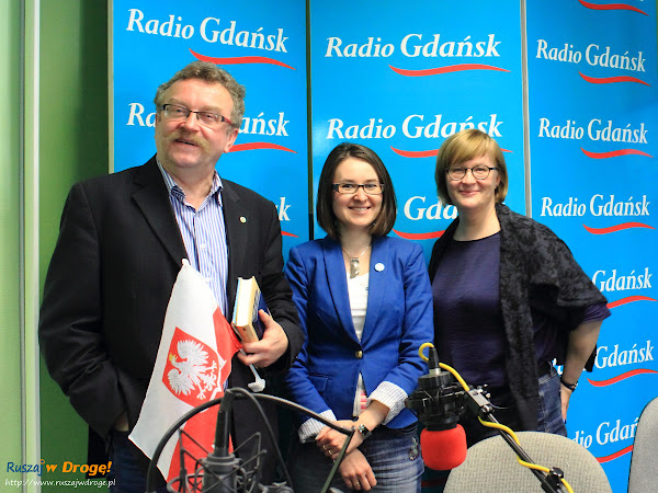 Kasia z Ruszaj w Drogę, Stanisław Sikora i Beata Szewczyk w Radio Gdańsk