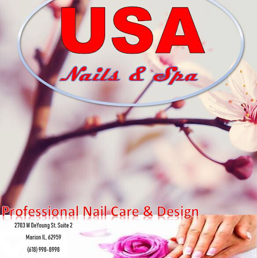 USA Nails & Spa logo