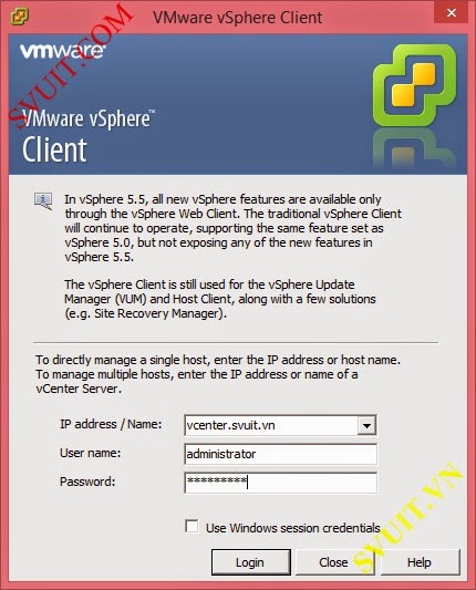 vsphere client could not connect to vcenter (11)