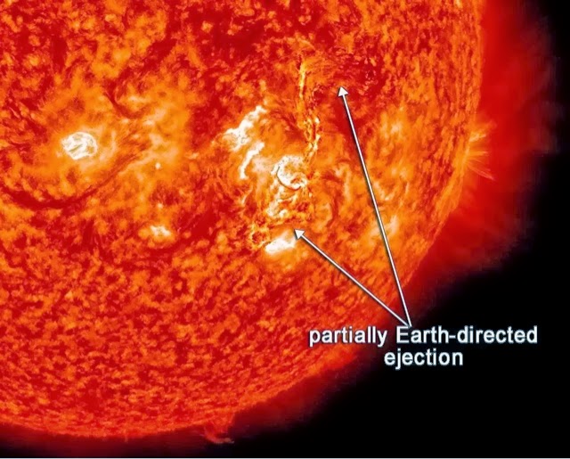 Solar storm in 2013 earth blackout