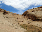 The first small side canyon I searched for rock art