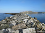 Returning from the jetty: views of Pillar Point Air Force Station