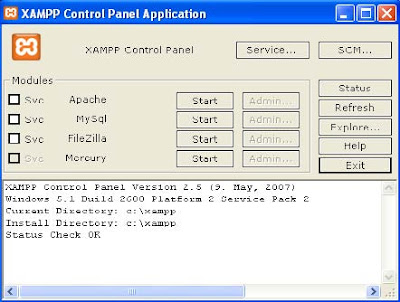 Xampp Control Panel