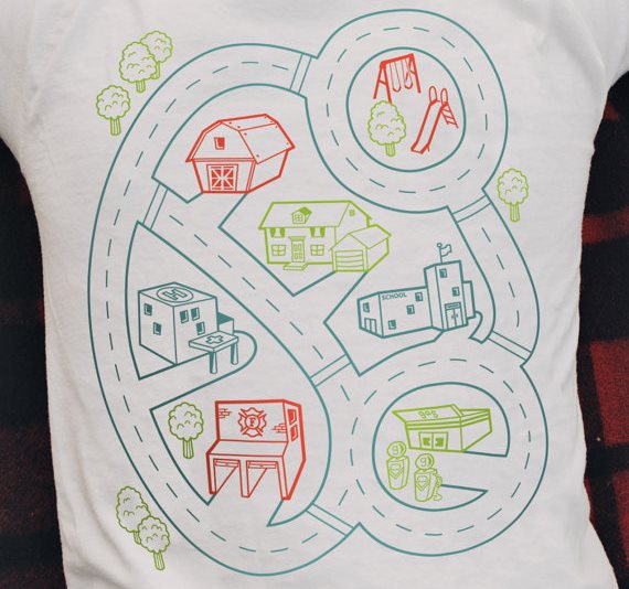 ＊增進親子關係：Car Play Mat T Shirt 讓你就算累趴也能和小孩玩在一起！ 3