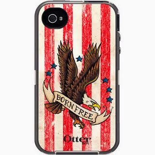 OtterBox 77-20646 Defender Series Anthem Collection Case for iPhone 4/4S - 1 Pack - Retail Packaging - Rustic Flag