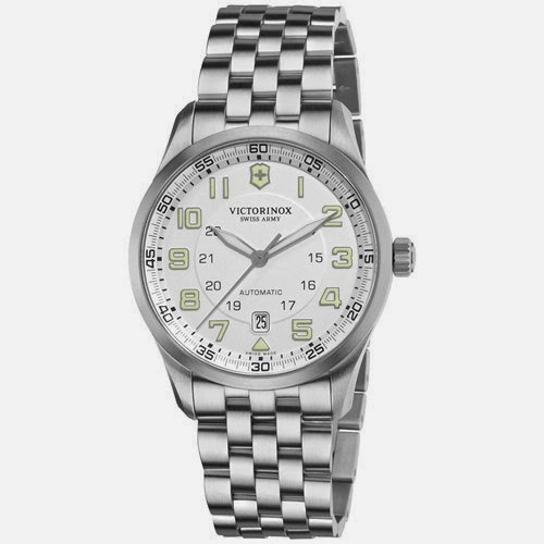 Victorinox Swiss Army Airboss Automatic Cream Dial Mens Watch 241506