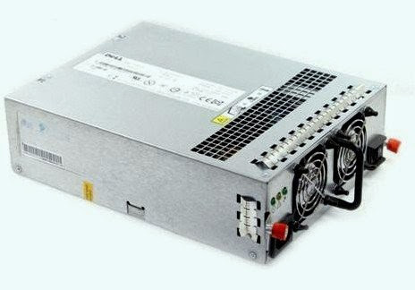  Dell - 488W Redundant Power Supply for PowerVault MD1000/MD3000. Mfr. P/N: U219K.