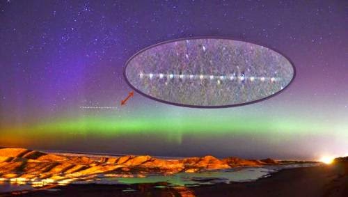 Strings Of Lights Are Huge Ufos For Transporting Smaller Ufos