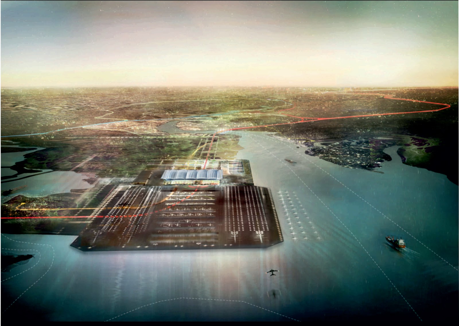 Londra, Regno Unito: [THAMES HUB BY FOSTER + PARTNERS]