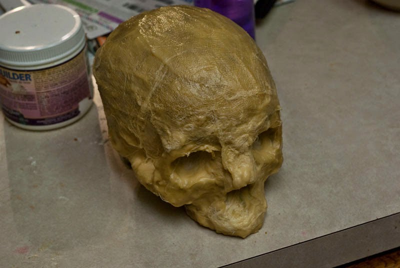 Latex Military Skull Mold