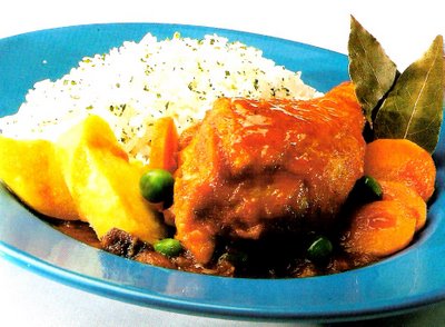 Receta de estofado de pollo peruano