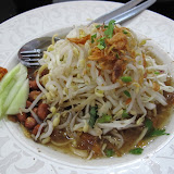 Pickled tofu (it's under all the sprouts)