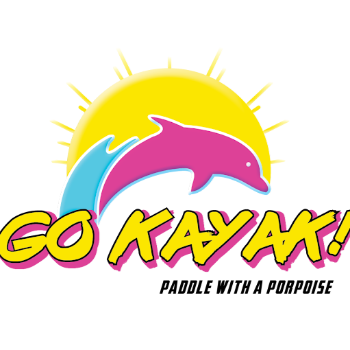 GoKayak! Paddle with a Porpoise! logo