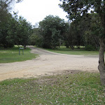 Road around the camping area