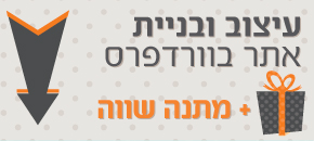 עיצוב אתרים בוורדפרס