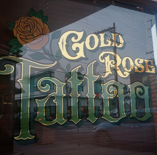 Gold Rose Tattoo logo