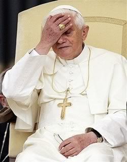 Pope Facepalming