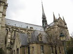 The heavily gothic Notre Dame