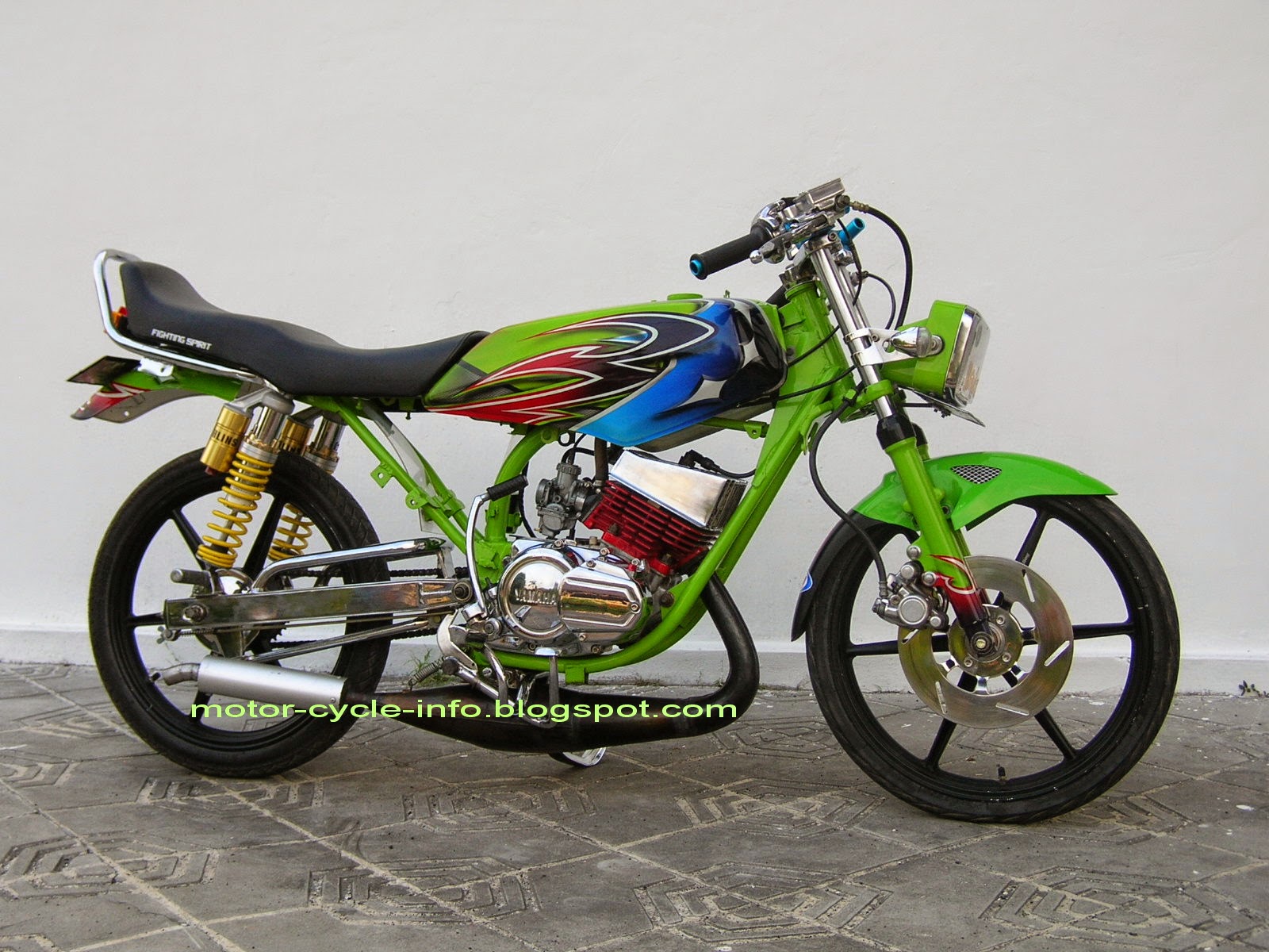 Modifikasi Revo 100cc Drag