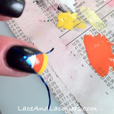Lace and Lacquers: Halloween Themed Nail Art