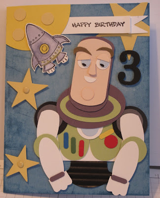 Craft Room Stamper: Buzz Lightyear Punch Image card share