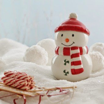  Hallmark 2012 Christmas DIR951 Snowman Treat Jar