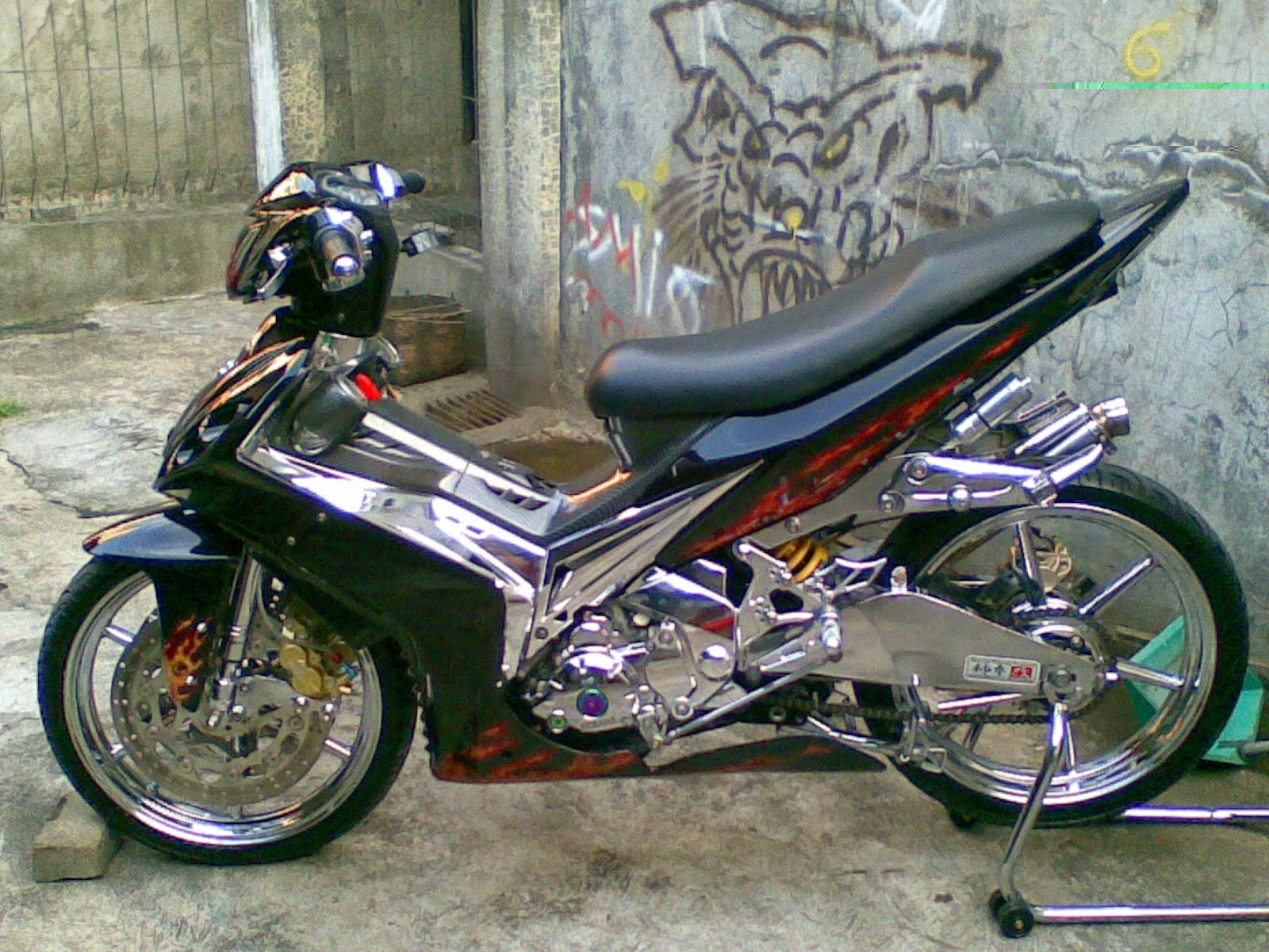 Kumpulan Modifikasi Motor Jupiter Mx 2006 Standar Terlengkap