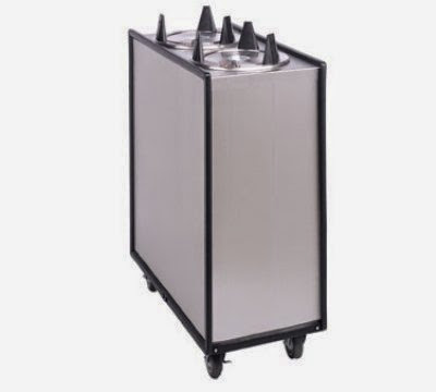  APW Wyott ML2-8 Lowerator Dish Dispenser, Two Tubes, Maximum Dish 8-1/8 in, Stainless, Each