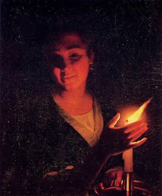  Godfried Schalcken - Young Girl with a Candle