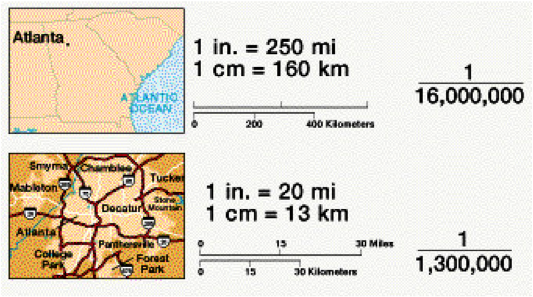 map scale