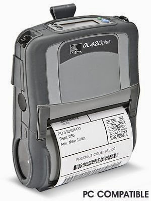  Zebra QL 420 Plus Mobile Printer - Bluetooth