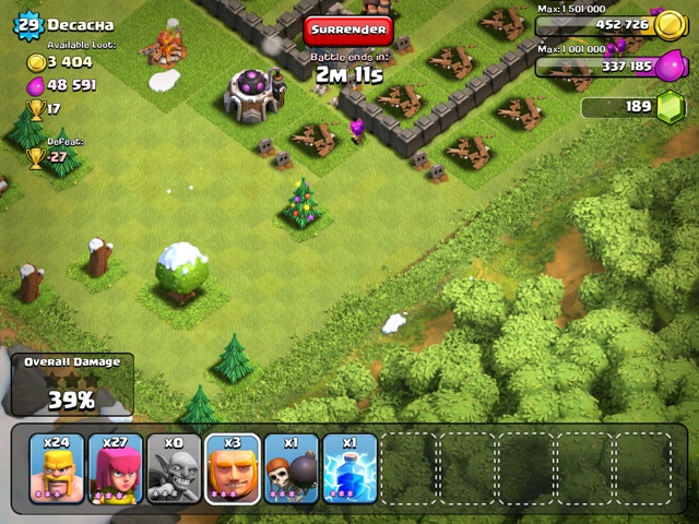Clash of Clans Christmas Tree