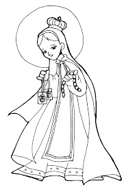 Virgin Mary of Mercy coloring pages