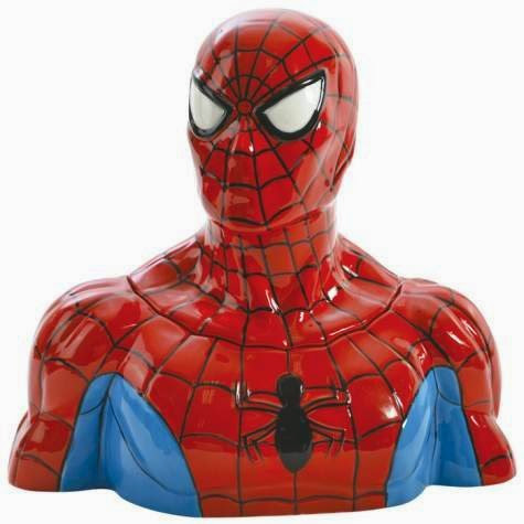  10.5 inch Spider-Man Collectible Cartoon Superhero Cookie Jar
